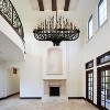 BAOURE Large Black Wagon Wheel Chandeliers 39 Inch, 24 Light Modern Farmhouse Chandelier, Rustic Round Candle chandelier for Dining Room Living Room - 4 of 4
