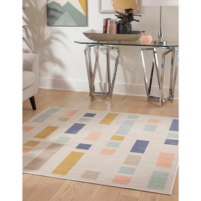Unique Loom  Lotus Cherry Area Rug