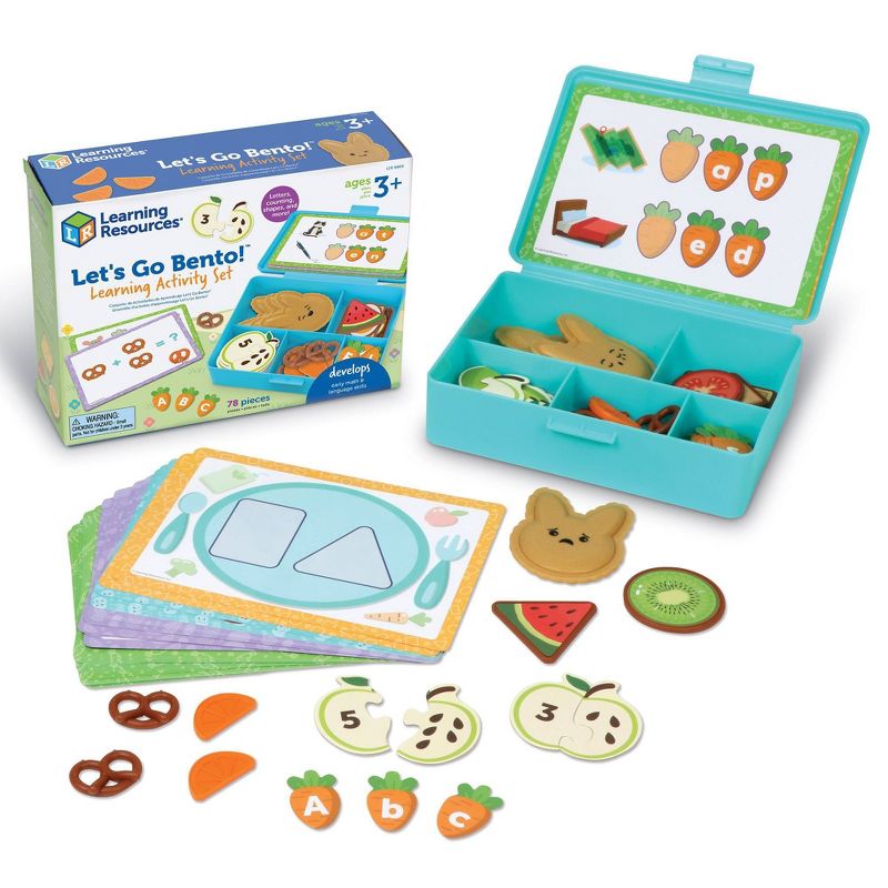 Learning Resources Let&#39;s Go Bento! Learning Activity Set, 1 of 10