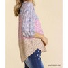 Women's Mixed Colorblock Print Top - umgee - 2 of 4