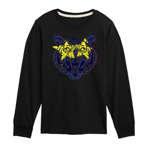 Boys' - Instant Message - Star Eyed Tiger Long Sleeve Graphic T-Shirt - 1 of 4