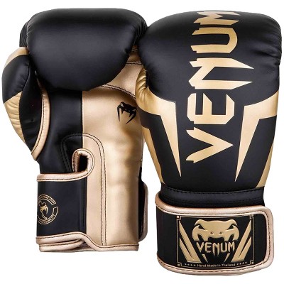 Venum Impact Hook and Loop Boxing Gloves - Khaki/Gold