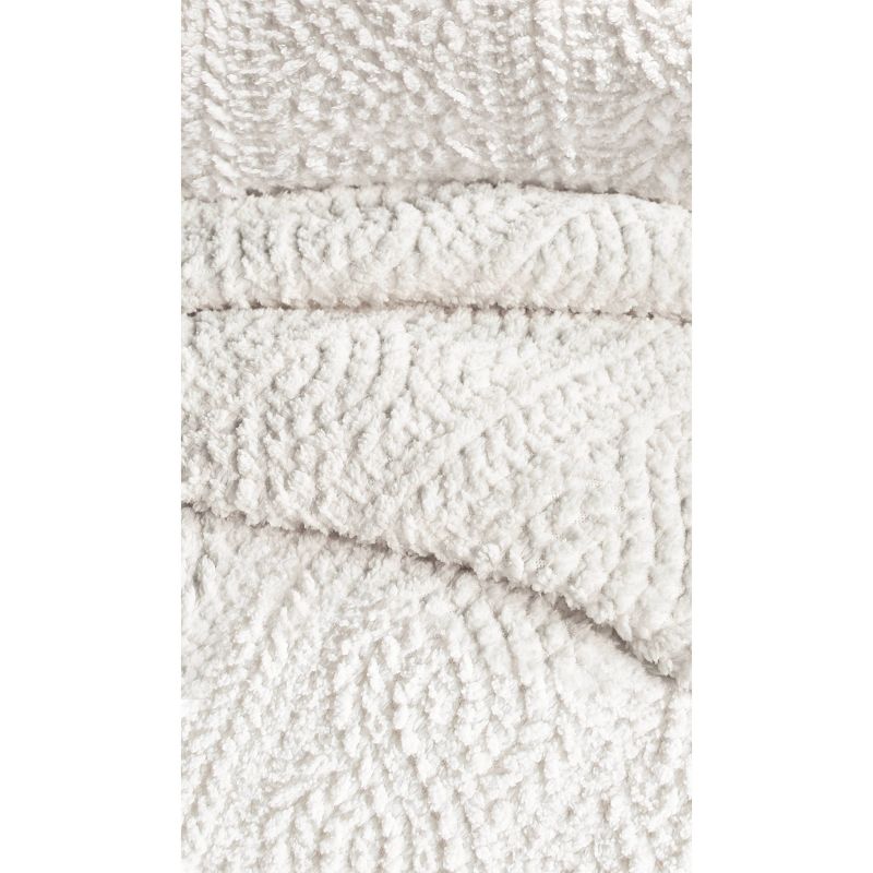 Cable Knit Pinsonic Faux Shearling Comforter Set Ivory - G.H. Bass, 3 of 7