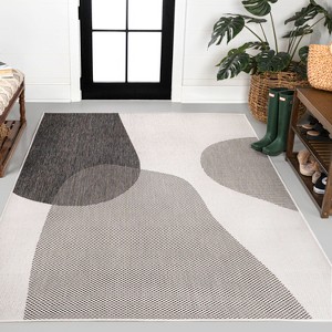 JONATHAN Y Zia Modern Geometric Organic Shapes Indoor/Outdoor Area Rug - 1 of 4