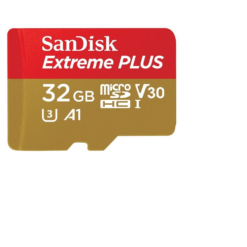 SanDisk Extreme PLUS 32GB microSD Action Camera Card, 1 of 8