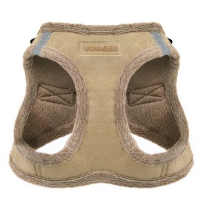Voyager Step-In Plush Dog Harness for Small and Medium Dogs, Suede Plush, Latte, XL - 1 of 3