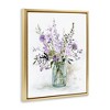 Stupell Industries Traditional Mixed Purple Botanicals Floating Frame Canvas Art - 2 of 4