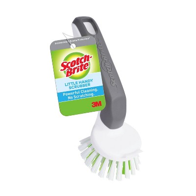 Compact Non-Scratch Antimicrobial Scrub Brush