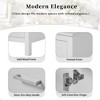 Vynxaria 24-Inch White Bathroom Vanity - Integrated Undermount Ceramic Sink, 2 Soft-Close Doors (Double-Layer Shelves), 1 Divider Drawer - 4 of 4