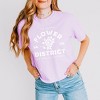 Simply Sage Market Women's Flower District Short Sleeve Relaxed Fit Cropped Graphic Tee - 2 of 3