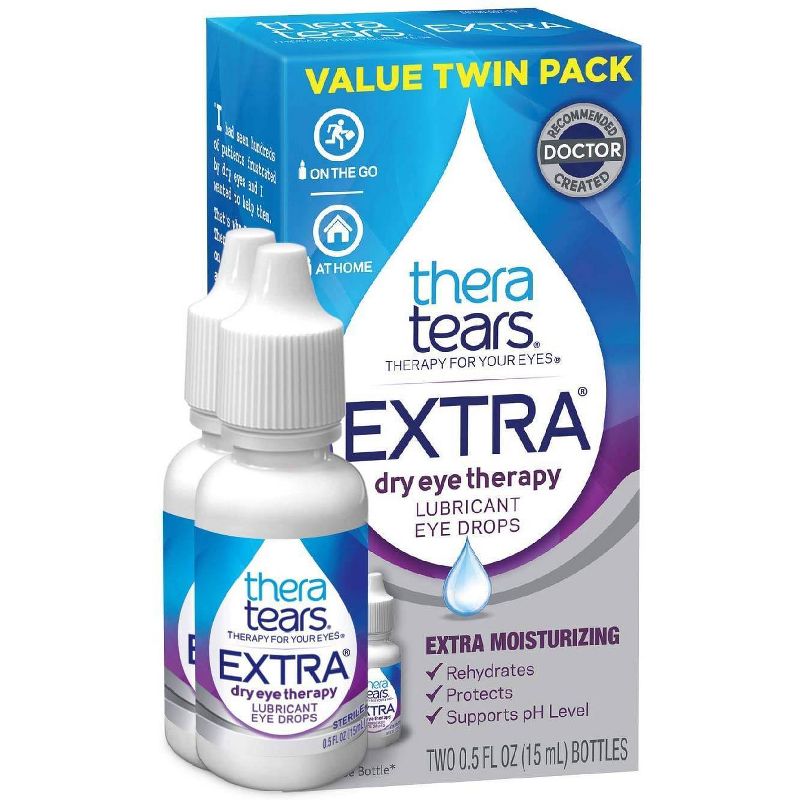 TheraTears Extra Dry Eye Therapy Lubricant Eye Drops - 1 fl oz, 3 of 11