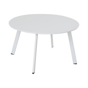 Decksplore Small Round Side Table Outdoor Side Table Patio End Table - 1 of 4