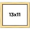 PosterPalooza | Photo Size Simple Gold Picture Frame - UV Acrylic, Foam Board Backing, Hanging Hardware - 2 of 4