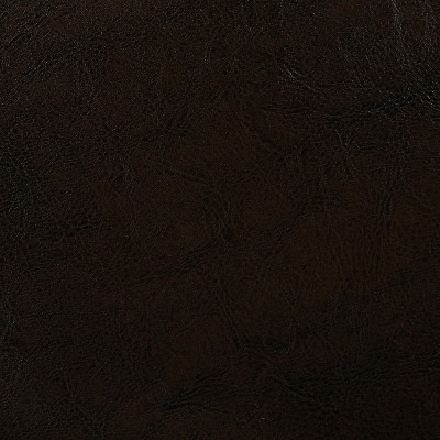 Transitional Brown Swivel Counter Stool with Faux Leather Seat