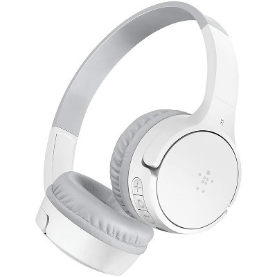 Belkin SoundForm Mini Kids Wireless Headphones with Built in Microphone - On Ear Headsets - Compatible with iPhone iPad Galaxy AUD001BTWH (White)
