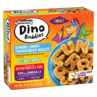 Yummy Whole Grain Alpha Buddies Chicken Breast Nuggets - Frozen - 21oz