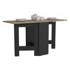 12.3" Engineered Wood Folding Table with Transformative Design - 2 of 4