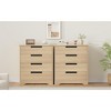 Dresser for Bedroom with 4 Drawers Wooden Chest of Drawers for Closet Dresser Storage Unit Organizer for Hallway Living Room and Office - 2 of 4