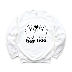 Simply Sage Market Women's Graphic Sweatshirt Ghosts Hey Boo - 1 of 4
