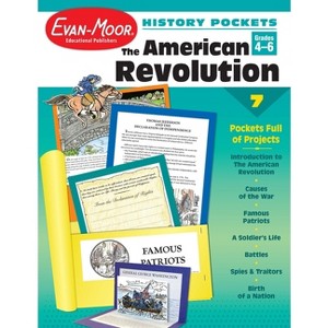 History Pockets: The American Revolution, Grade 4 - 6 Teacher Resource - by  Evan-Moor Educational Publishers (Paperback) - 1 of 1