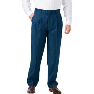 KingSize Men's Big & Tall Easy Movement Pleat-Front Expandable Dress Pants - 1 of 4