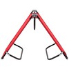 vidaXL Folding Sun Lounger Red Steel - 4 of 4