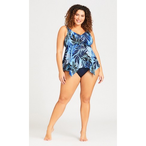 Avenue  Women's Plus Size Swim Capri - Black - 18w : Target