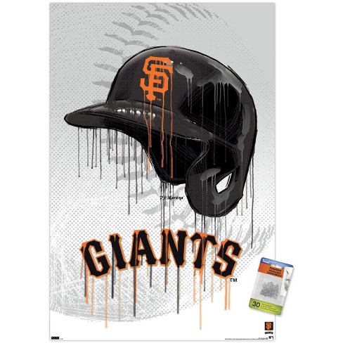 MLB San Francisco Giants Logo 17 Wall Poster With Push