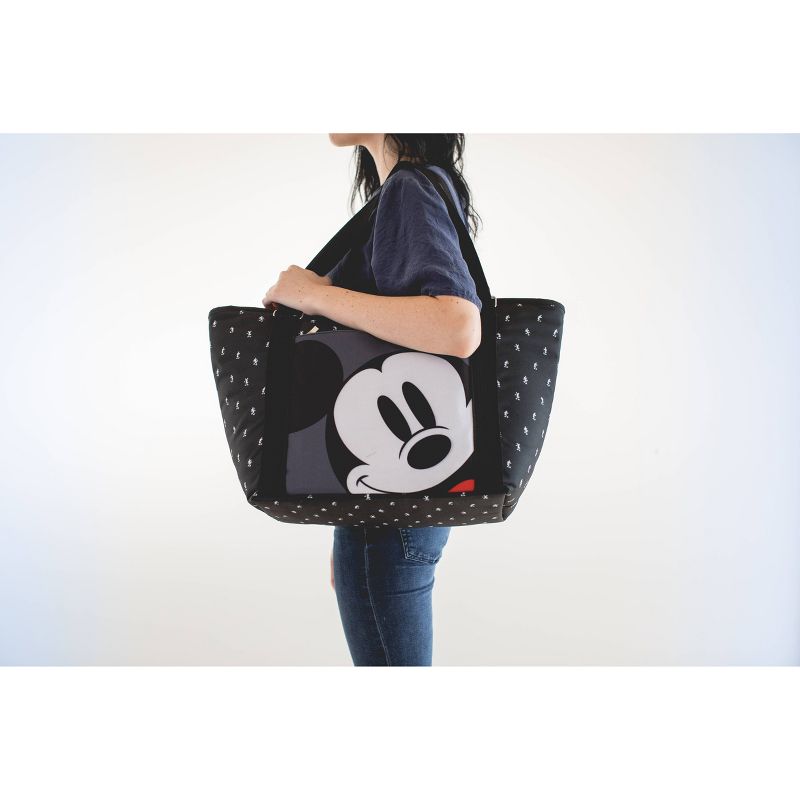 Picnic Time Disney Mickey Mouse 9qt Cooler Tote Bag - Black, 4 of 5