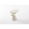Lucky Stone End Table, Fiberglass Side Table, Modern Minimalist Corner Table - 2 of 4