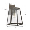 Chloe Lighting CH22034RB16-OD1 Xandra Industrial 1 Light Rubbed Bronze Outdoor Wall Sconce 16" Tall - 4 of 4