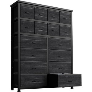 Jojoka Tall Dresser for Bedroom,16 Drawer Dressers & Chests of Drawers, Fabric Storage Drawer, 11.8" D x 39.9" W x 51.2" H - 1 of 4