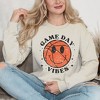 Simply Sage Market Women's Graphic Sweatshirt Game Day Vibes Basketball - 2 of 3