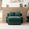 CAVINAS 55" Modern Luxury Sofa Couch, Corduroy Upholstery Sleeper Sofa Bed, for Living Room - 2 of 4