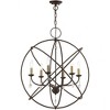 Livex Lighting Aria 6 - Light Pendant in  Bronze/Antique Brass - 3 of 4