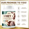100% Whey Protein Powder, Rich Double Chocolate Whey Isolate 24g Protein & BCAAs - Support Muscle Growth, Recovery - 24 Servings By Hello Lovely! - 3 of 4
