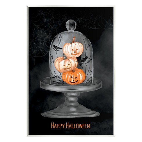 Stupell Industries Halloween Pumpkins & Crows, 13'' x 19'' - image 1 of 4