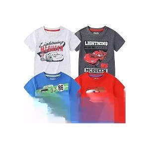 Disney Cars Boys 4 Pack T-Shirts for Toddler and Big Kids - Multicolor, Size 2T - 1 of 4
