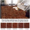 COZONY Abstract Area Rug, Machine Washable Low Pile Carpet with Non-Slip Backing for Living Room, Bedroom, Office - 4 of 4