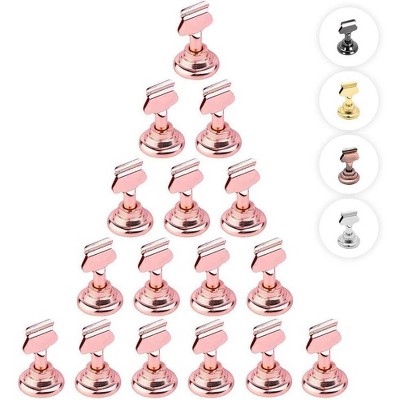 16PK Table Number Holders Place Card Holders 1.7 Inch Table Card Holders Steel Card Holders for Photos, Food Signs, Memo Notes, Weddings, Restaurants