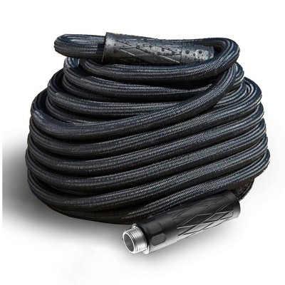 Hydrosteel Ultra Performance 50 Ft Black Stainless Steel Garden Hose