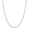 Black Bow Jewelry 1.5mm 14k White Gold Hollow Round Box Chain Necklace - 2 of 4