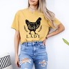 Simply Sage Market Women's Crazy Chicken Lady Short Sleeve Garment Dyed Tee - 2 of 4