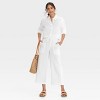 Women's High-Rise Gauze Wide Leg Pull-On Pants - Universal Thread™ - 3 of 3