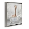 Stupell Industries Baby Giraffe Bath Time, 18" x 18" - 3 of 4