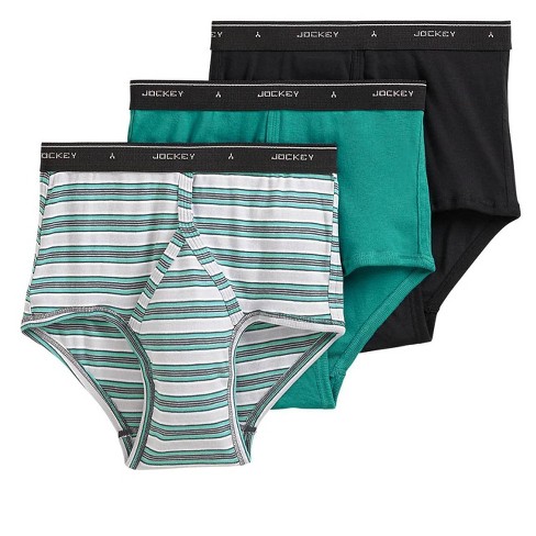 Jockey Men's Underwear Classic 5 Boxer Brief - 3 Pack, Black/Black  Stripe/Grey Heather, M : : Clothing, Shoes & Accessories