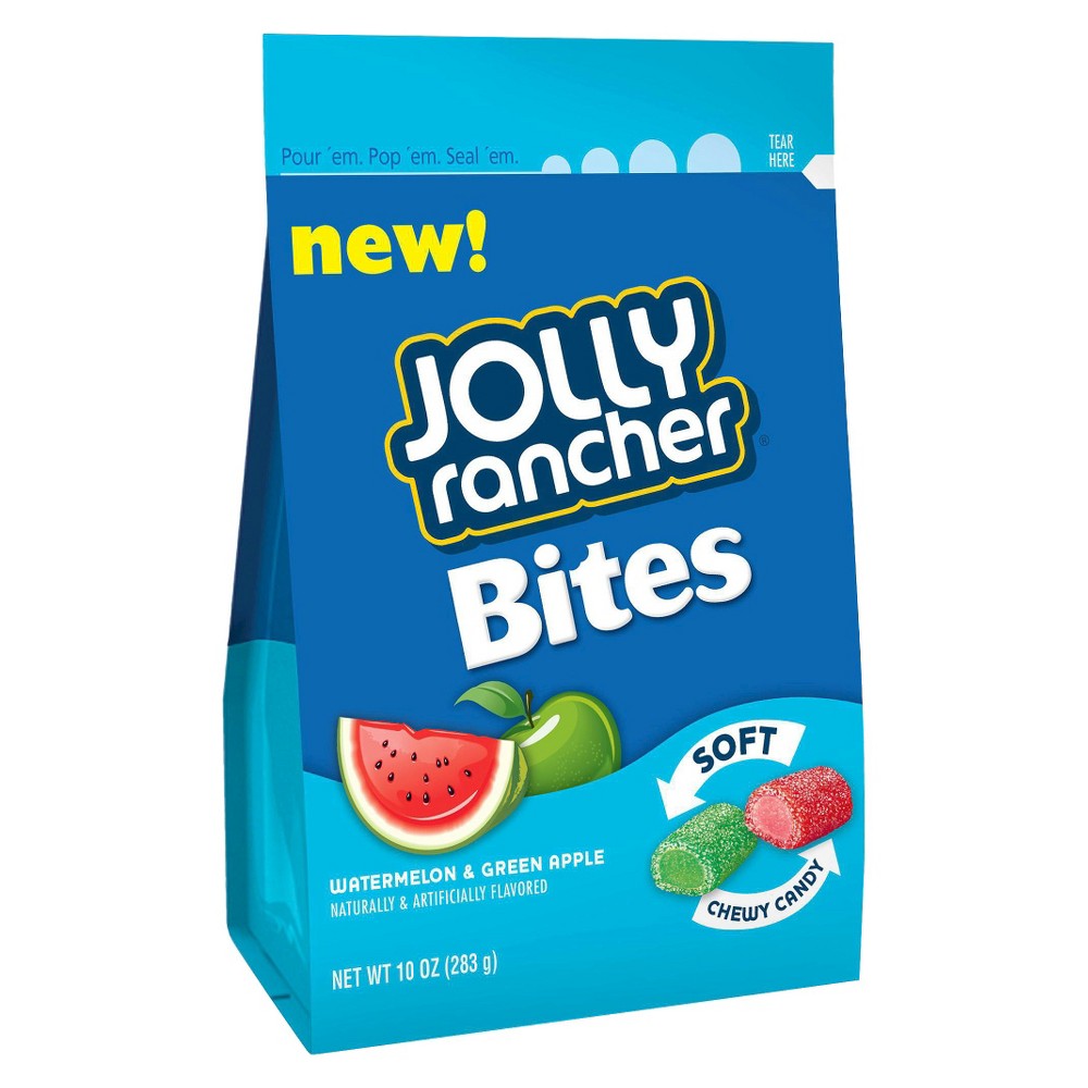 UPC 010700529664 product image for JOLLY RANCHER Watermelon & Green Apple Bites Soft & Chewy Candy - 10oz | upcitemdb.com