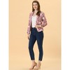 INSPIRE CHIC Women's Notched Lapel Open Front Business Casual Blazer - 3 of 4