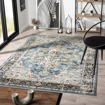 Luxe Weavers Moroccan Floral Vintage Area Rug