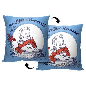 Disney Little Mermaid Classic Nautical Dreams Printed Throw Pillow - 1 of 3